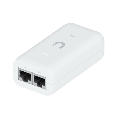 Inyector / Adaptador POE UniFi U-POE (48 VDC, 0.32 A hasta 15W) puerto Gigabit, ideal UBIQUITI para equipos UniFi, incluye cable AC - Image 2