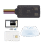 Dispositivo de Rastreo Vehicular / Conectividad LTE Cat1 y LTE-M / BLE 5.0 / GNSS U-blox / Carcasa IP54 / Batería Interna de Respaldo / Detecta Interferencias