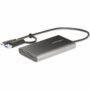 StarTech.com Adaptador USB-C a HDMI Doble - Convertidor USB Tipo C a 2 Monitores HDMI - 4K 60Hz - PD de 100W con Paso - Cable de 30cm - 3840 x 2160 Supported - Gris ADAPTADOR USB-C A HDMI DOBLE 4KA 60HZ PD DE 100W TIPO C
