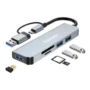 DOCKING 5 EN 1 USB V3.0 CONECTOR DUAL C Y A BROBOTIX - BROBOTIX