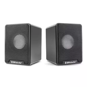 BOCINA DUAL USB V2.0 NEGRA SUBWOOFER BOCINA DUAL USB V2.0 NEGRA SUBWOOFER – BROBOTIX