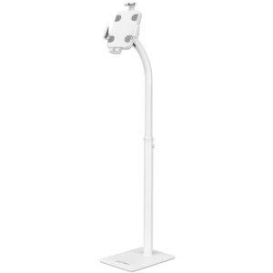 SOPORTE PISO TABLETA 7.9 A 11 ANTIRROBO ROTACION BLANCO – Manhattan