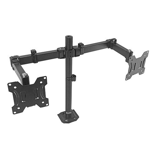 STYLOS SOPORTE DE MESA PARA 2 MONITORES 13  A 32  METAL NEGRO – Xzeal Gaming