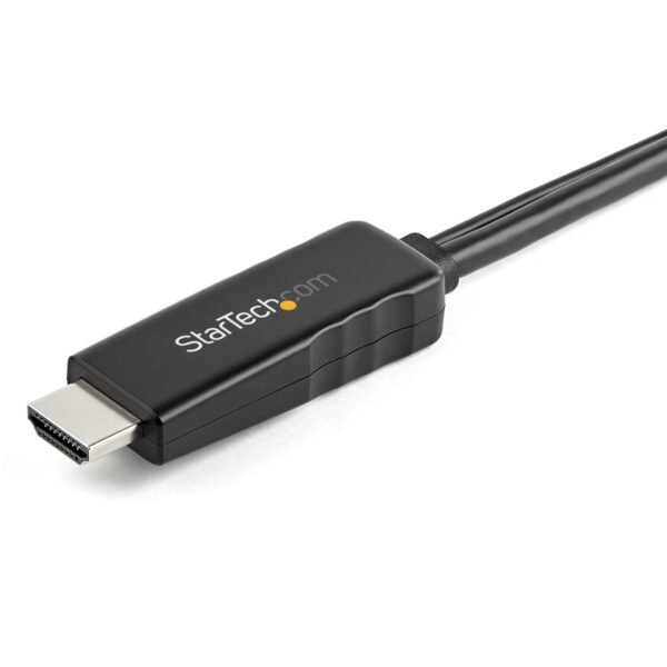 StarTech.com HD2MDPMM2M Cable Convertidor HDMI a Mini DP de 2m - 4K - Alimentado USB - Mac & Windows - Cable for Dispositivo de audio/vídeo, Computador, Monitor, Workstation, Portátil, Reproductor Blu-ray, Cámara, Portátil, Tableta, Chromebook, Reproductor Multimedia - Admite hasta3840 x 2160 - Negro CABLE CONVERTIDOR HDMI A MINIDISPLAYPORT DE 2M - 4K 30HZ - Image 3