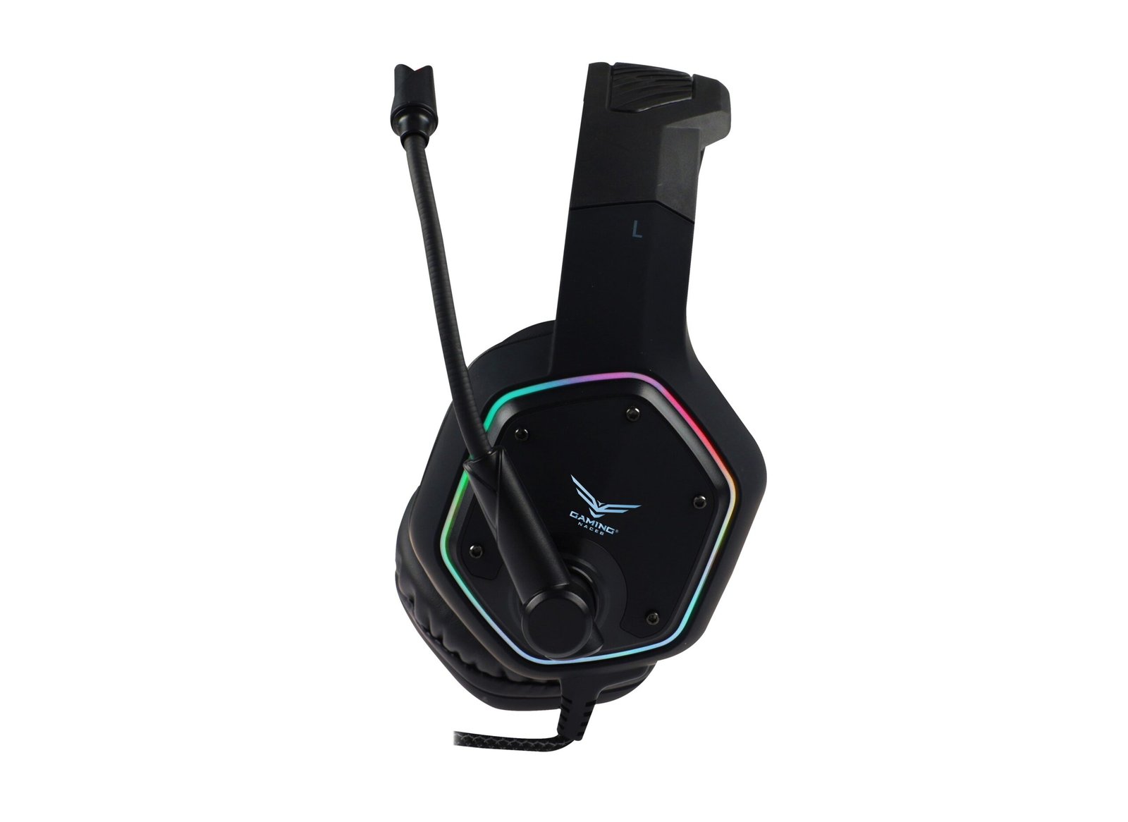 AUDIFONO NACEB GAMER NAJA 7.1 CANAL RGB/MICROFONO/PLUG/USB AUDIFONO NACEB GAMER NAJA 7.1CANAL RGB/MICROFONO/PLUG/USB