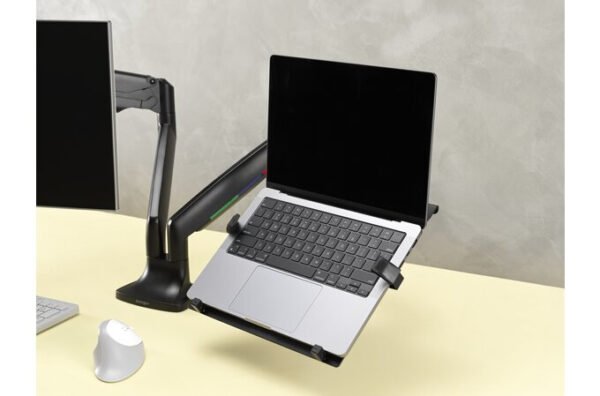Kensington Soporte de montaje para Portátil, MacBook - Negro - 39.6cm a 40.6cm (16") para pantalla plana - 4.49kg Capacidad de carga - 75 x 75, 100 x 100 - Compatible con Montura VESA - Acero con recubrimiento de polvo, Plástico - 1 LAPTOP HOLDER VESA MOUNT ARM - Kensington - Image 9