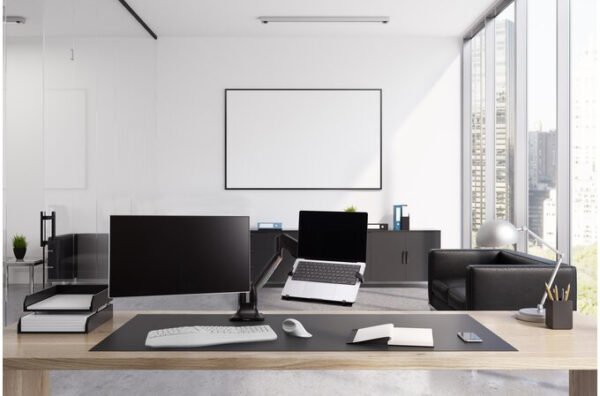 Kensington Soporte de montaje para Portátil, MacBook - Negro - 39.6cm a 40.6cm (16") para pantalla plana - 4.49kg Capacidad de carga - 75 x 75, 100 x 100 - Compatible con Montura VESA - Acero con recubrimiento de polvo, Plástico - 1 LAPTOP HOLDER VESA MOUNT ARM - Kensington - Image 10
