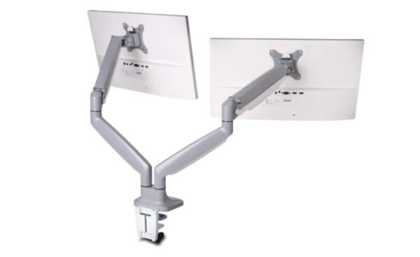 Kensington SmartFit Brazo de Montaje para Monitor - Gris Plateado - 2 Pantalla(s) admitidas - 81.3cm (32") para pantalla plana - 17.96kg Capacidad de carga - 75 x 75, 100 x 100 - 1 / Caja BRAZO KENSINGTON DUAL AJUSTABLEPARA MONITOR HASTA 32IN KENSINGTON - Kensington