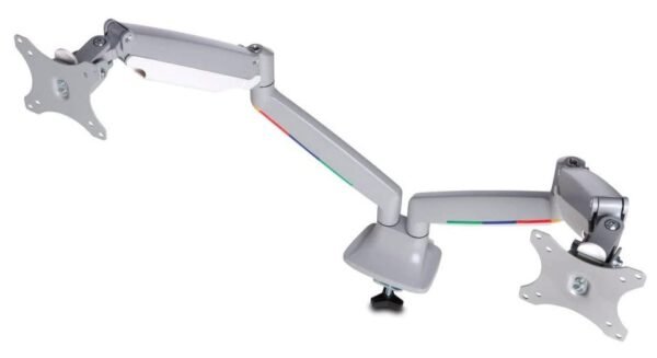 Kensington SmartFit Brazo de Montaje para Monitor - Gris Plateado - 2 Pantalla(s) admitidas - 81.3cm (32") para pantalla plana - 17.96kg Capacidad de carga - 75 x 75, 100 x 100 - 1 / Caja BRAZO KENSINGTON DUAL AJUSTABLEPARA MONITOR HASTA 32IN KENSINGTON - Kensington - Image 3