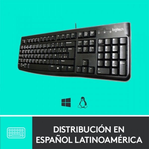 TECLADO LOGITECH K120 NEGRO USB NEGRO TECLADO LOGITECH K120 NEGROUSB NEGRO - Image 2