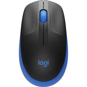 Logitech M190 Tamańo completo Mouse – USB – Óptico – 3 Botón(es) – Azul – Inalámbrico – 1000 dpi – Rueda de desplazamiento – Grande Tamaño de la mano/palma MOUSE M190 FULLSIZE WIRELESSBLUE – Logitech