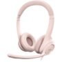 Auriculares Logitech H390 Cableado Sobre la cabeza Estéreo - Rosa - Binaural - Circumaural - 32Ohm - 20Hz a 20kHz - 189.9cm Cable - Función de cancelación de ruido ambiente, Bi-Direccional Micrófono - USB Tipo A DIADEMA H390 COLOR ROSA. - Logitech
