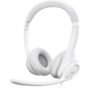 Auriculares Logitech H390 Cableado Sobre la cabeza Estéreo - Blanco - Binaural - Circumaural - 32Ohm - 20Hz a 20kHz - 189.9cm Cable - Función de cancelación de ruido ambiente, Bi-Direccional Micrófono - USB Tipo A DIADEMA H390 COLOR BLANCO. - Logitech