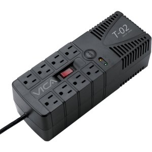 VICA T-02 REGULADOR ELECTRÓNICO DE VOLTAJE, capacidad de 1200VA / 700W, 8 tomas, empotrable, puerto RJ45 y RJ11, con indicadores LED, Certificado NOM, 5 años de garantía.
VICA T02 REGULADOR DE VOLTAJE1200VA/700W 8 TOMAS RJ11 EMPOTRABLE