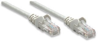 Intellinet CABLE PATCH CAT 6, 1.0M( 3.0F) UTP GRIS – Cable for Conmutador, Módem, Router, Panel de conexión, Enchufe de pared, Dispositivo de red – 1Gbit/s – Cable de conexión – Oro Conector chapado – Oro Contacto chapado – Gris CABLE DE RED PATCH CAT6 RJ45 1.0M GRIS – Intellinet