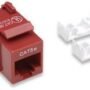 Manhattan JACK CAT 5e DE IMPACTO (KEYSTONE) ROJO - Rojo JACK RJ45 CAT5E UTP KEYSTONE DE IMPACTO ROJO - Intellinet