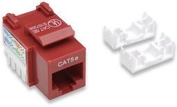 Manhattan JACK CAT 5e DE IMPACTO (KEYSTONE) ROJO – Rojo JACK RJ45 CAT5E UTP KEYSTONE DE IMPACTO ROJO – Intellinet