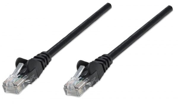 Intellinet CABLE PATCH 0.5m( 1.5f) Cat 5e UTP NEGR - Cable for Dispositivo de red - Cable de conexión - Oro Contacto chapado - Negro CABLE DE RED PATCH CAT5E RJ45 0.50M NEGRO - Intellinet - Image 2