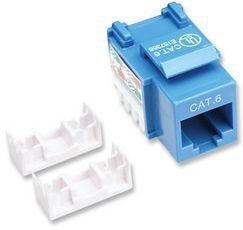 Intellinet Jack Categoría 6, RJ-45, Azul DE IMPACTO AZUL – Intellinet
