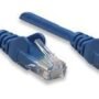 Intellinet CABLE PATCH 0.5m( 1.5f) Cat 5e UTP AZUL - Cable for Conmutador, Módem, Router, Panel de conexión, Enchufe de pared, Dispositivo de red - 1Gbit/s - Cable de conexión - Oro Contacto chapado - Azul CABLE DE RED PATCH CAT5E RJ45 0.50M AZUL - Intellinet