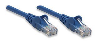 Intellinet CABLE PATCH 7.6m(25.0f) Cat 5e UTP AZUL – Cable for Conmutador, Módem, Router, Panel de conexión, Enchufe de pared, Dispositivo de red – 1Gbit/s – Cable de conexión – Oro Contacto chapado – Azul CABLE DE RED PATCH CAT5E RJ45 7.6M AZUL – Intellinet