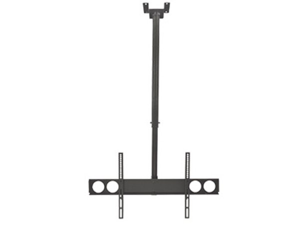 SOPORTE DE TECHO PARA PANTALLAS DE 37″ A 70″ 50 KG DE 105 A 156 CM – Altura ajustable – 81.3cm a 152.4cm (60″) para pantalla plana – 79.83kg Capacidad de carga – 700 x 400 – Compatible con Montura VESA – Acero SOPORTE TECHOTV PANTALLA PLANA BARRA 105-156CM 37IN A 70IN 50KG – Manhattan