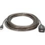Cable Manhattan  USB A Macho - USB A Hembra, 10 Metros, Negro ACTIVA ENCADENABLE X3 M-H - Manhattan