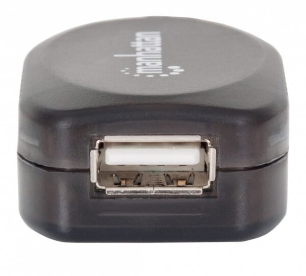 Cable Manhattan  USB A Macho - USB A Hembra, 10 Metros, Negro ACTIVA ENCADENABLE X3 M-H - Manhattan - Image 4