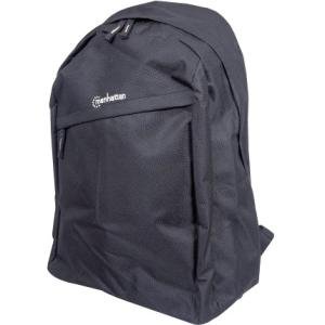 Manhattan Mochila Knappack de PVC/Poliester para Laptop 15.6′ Negro .                               . – Manhattan