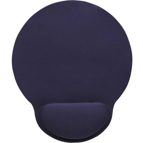 Manhattan Mousepad tipo gel, Azul Marino – 4mm x 241mm x 203mm Dimensión – Azul – Gel, Espuma – Antideslizante, Resistente al desgaste – Al por menor MOUSEPAD CON DESCANSA MUNECAS TIPO GEL ERGONOMICO AZUL MARINO – Manhattan