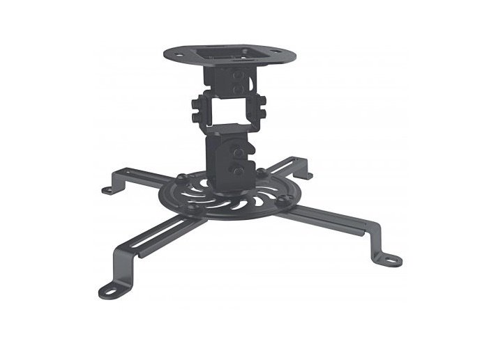 Manhattan Fijacion en techo 461184 – Manhattan Montaje en techo universal para proyector SOPORTE PROYECTOR A TECHO ARTICULADO 13KG NEGRO – Manhattan