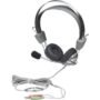 Manhattan Auriculares - Manhattan Casco estéreo AUDIFONOS DIADEMA ERGONOMICA MICROFONO CONTROL DE VOLUMEN 3.5MM - Manhattan