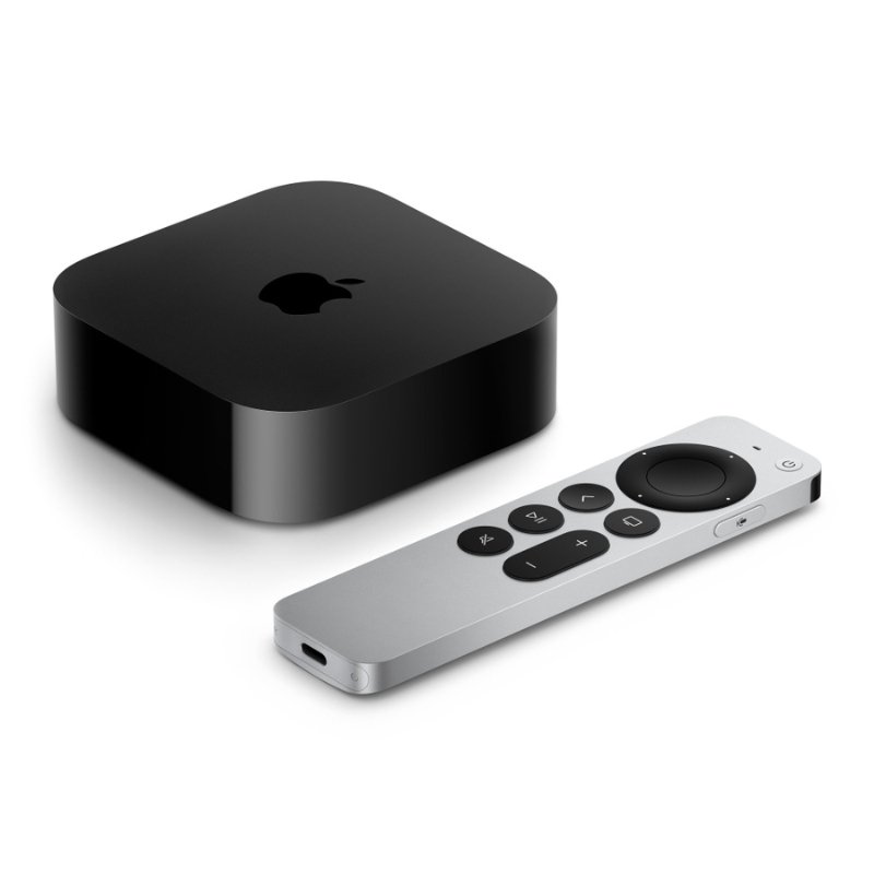 TV de Internet Apple TV 4K – 128GB HDD – LAN inalámbrica Cable Included – Negro – Siri – HDR10, HDR10+, HLG – Dolby Digital 5.1, Dolby Digital Plus 7.1 Surround, Dolby Atmos – Transmisión en tiempo real – 4K UHD – 2160p – H.264, MPEG-4, M4V, MP4, MOV, AVC, HEVC – AAC-LC, HE-AAC v1, AAC, MP3, Apple Lossless, FLAC, AIFF, WAV, MP3 VBR, AC3, EAC3 – JPEG, GIF, TIFF, HEIF – Ethernet – HDMI – USB APPLE TV 4K WI FI MAS ETHERNETCON 128 GB