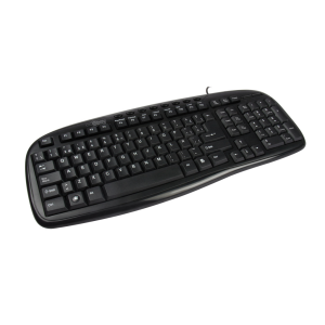 Teclado Multimedia Perfect Choice Core Easy Line – USB – Negro .