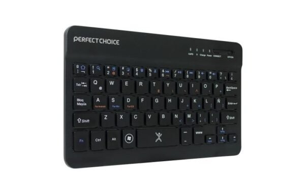 Mini Teclado Inalámbrico Bluetooth Universal Ultra delgado | PERFECT CHOICE MINI TECLADO INALAMBRICOBLUETOOTH - Perfect Choice - Image 3