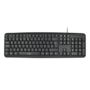 Teclado Alámbrico Resistente a Derrames Teclas de Membrana | PERFECT CHOICE MASTER CHOICE TECLADOBASICO NEGRO - Perfect Choice
