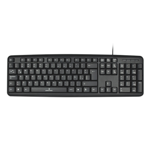 Teclado Alámbrico Resistente a Derrames Teclas de Membrana | PERFECT CHOICE MASTER CHOICE TECLADOBASICO NEGRO – Perfect Choice