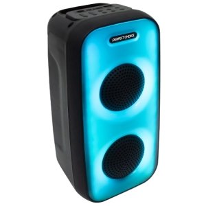 Perfect Choice Bluetooth Sistema de Altavoces – 8W RMS – Negro – Batería Recargable – USB – 1 BAFLE INALAMBRICO RGB – BOREAL.