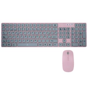 KIT INALAMBRICO TECLADO MAS MOU SE ROSA – Perfect Choice
