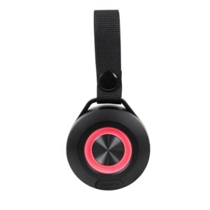Bocina Bluetooth Inalámbrica Portátil Luz RGB Función TWS Handy  Nefgra| PERFECT CHOICE BOCINA PORTATIL INALAMBRICA RGB- HANDY NEGRA