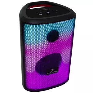 Perfect Choice Pórtatil Bluetooth Sistema de Altavoces – 30W RMS – Negro – Batería Recargable – USB – 1 BOCINA PORTATIL PROFESIONAL RGB30W – RAMPAGE – MASTER CHOICE