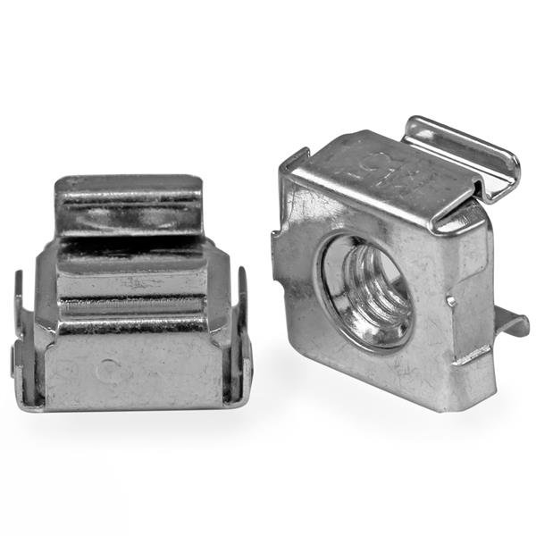 StarTech.com Pack de 50 Tuercas Enjauladas M5 para Rack Gabinete de Servidores – 50 / Paquete PAQUETE 50 TUERCASENJAULADAS CAGE NUTS M5