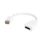 StarTech.com Adaptador HDMI® a Mini DVI - Hembra HDMI -Macho Mini DVI- Para Macbook® iMac® - Blanco - Extremo Secundario: 1 x HDMI Digital Audio/Video - Female ADAPTADOR HDMI HEMBRA A MINIMACHO PARA MACBOOK IMAC BLANCO