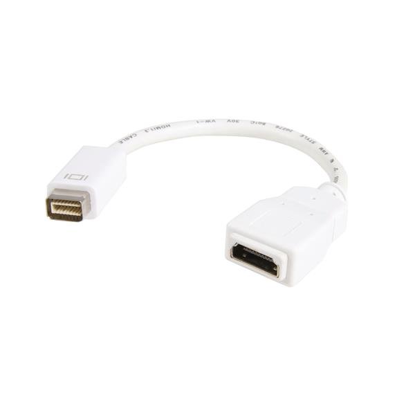 StarTech.com Adaptador HDMI® a Mini DVI – Hembra HDMI -Macho Mini DVI- Para Macbook® iMac® – Blanco – Extremo Secundario: 1 x HDMI Digital Audio/Video – Female ADAPTADOR HDMI HEMBRA A MINIMACHO PARA MACBOOK IMAC BLANCO