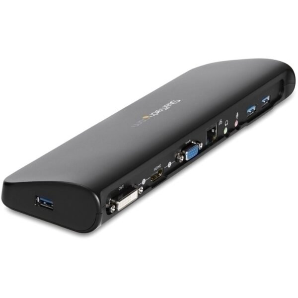 StarTech.com Docking Station para Laptops, 4x USB 3.0, HDMI, DVI, VGA, Negro UNIVERSAL USB 3.0 HDMI DVI VGA  . - StarTech.com - Image 5