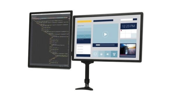 StarTech.com Soporte con Brazos Articulados para 2 Monitores 12'-24', max. 13.6KGs SOPORTE CON MASTIL PARA MESA - StarTech.com - Image 2