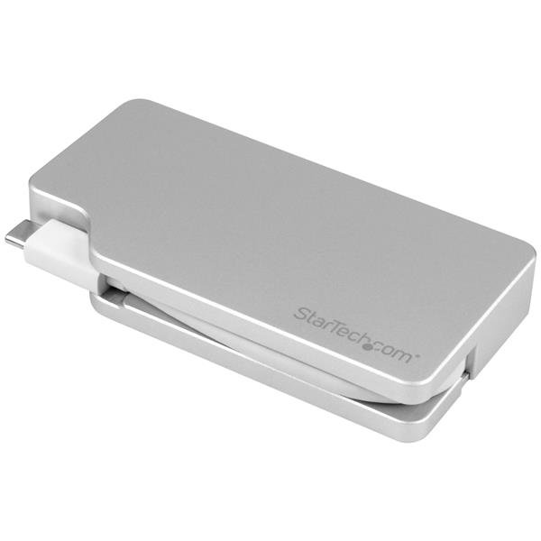 Adaptador 4 en 1 de Audio y Video para Viajes, USB-C a VGA, DVI, HDMI o mini DispayPort HDMI O MINI DISPAYPORT 4K .