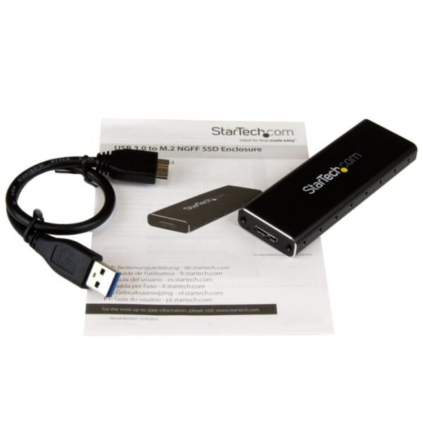 Adaptador StarTech.com SSD M.2 a USB 3.0 UASP con Gabinete Protector CON GABINETE CONVERTIDOR NGFF - StarTech.com - Image 5