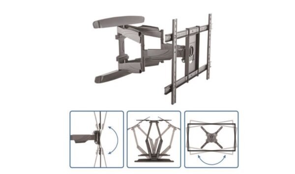 StarTech.com Soporte de Pared para Pantallas 32" - 70", hasta 45kg, Negro PANTALLA PLANA 32 A 70 - Image 4