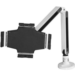 StarTech.com Brazo de Soporte de Escritorio para Tablet – Soporte Articulado para Tablet – para Tablets de 9″ a 11″ – Soporte para Tablet iPad o Android – con Seguro – de Acero – Altura ajustable – 1 Pantalla(s) admitidas – 27.9cm (11″) para pantalla plana – 1kg Capacidad de carga – Acero, Plástico – 1 Solamente BASE UNIVERSAL DE SOBREMESA PARA TABLET DE 9 A 11IN BLANCO – StarTech.com